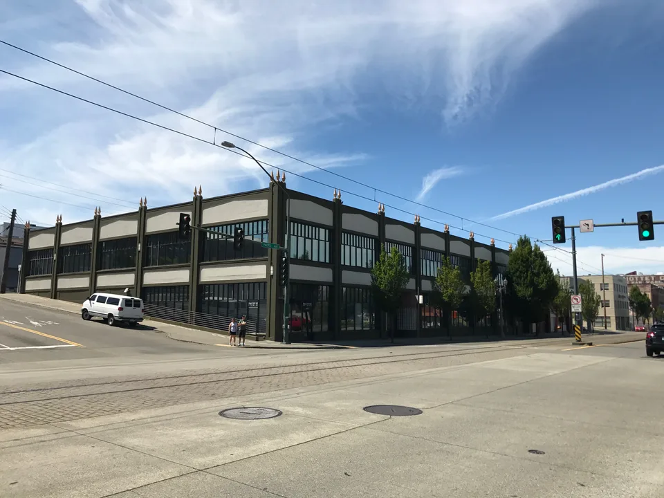 Corner exterior of the property at 2320 Pacific Avenue